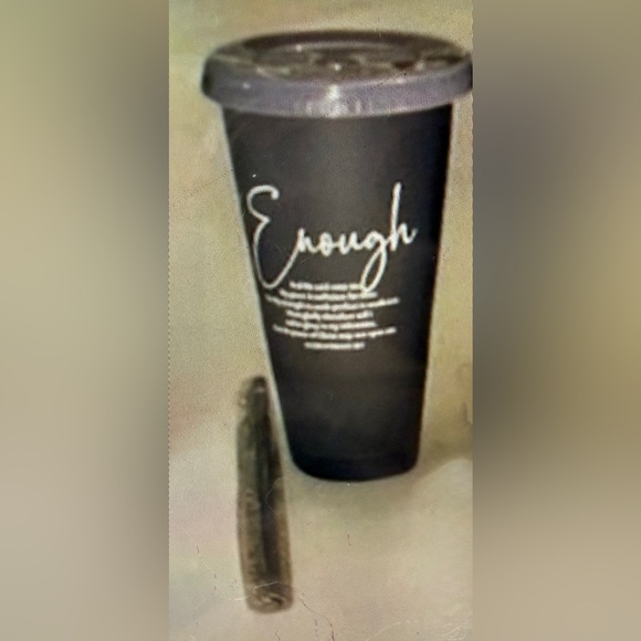Other - Inspirational Reusable Travel Tumbler - Black